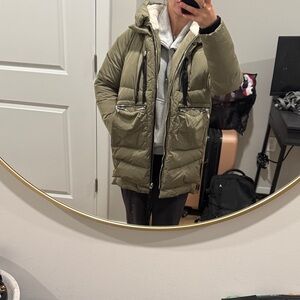 Orolay Green Thickened Jacket with Hood size small